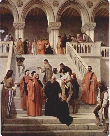 Francesco Hayez The Death of the Doge Marin Faliero Germany oil painting art